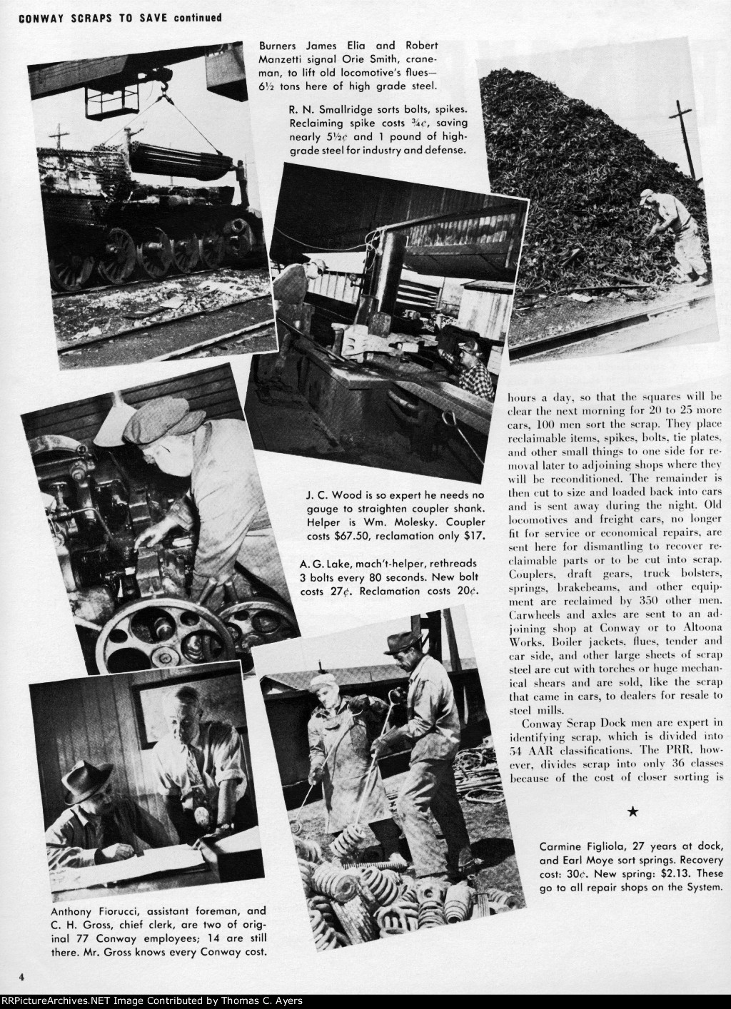 "Conway Scraps To Save," Page 4, 1952